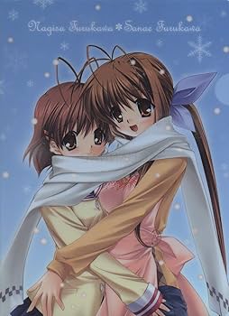 激レア　パッケージ有 CLANNAD 古河渚 key 色紙 今古河渚＆岡崎汐(CLANNAD-クラナド-) 20周年描き下ろしB1